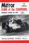 Programme cover of Wiscombe Park Hill Climb, 18/04/1971