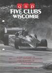 Programme cover of Wiscombe Park Hill Climb, 08/09/1985