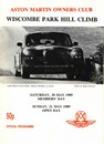 Programme cover of Wiscombe Park Hill Climb, 21/05/1989