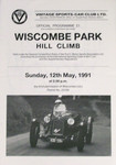 Programme cover of Wiscombe Park Hill Climb, 12/05/1991