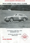 Programme cover of Wiscombe Park Hill Climb, 21/05/1995