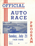 Programme cover of Milwaukee Mile, 21/07/1946