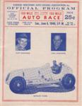 Programme cover of Milwaukee Mile, 06/06/1948