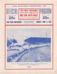 Programme cover of Milwaukee Mile, 08/06/1952