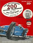 Programme cover of Milwaukee Mile, 20/08/1961