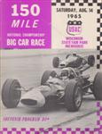 Programme cover of Milwaukee Mile, 14/08/1965