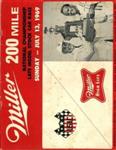 Programme cover of Milwaukee Mile, 13/07/1969