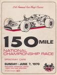 Programme cover of Milwaukee Mile, 07/06/1970