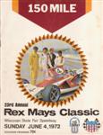 Programme cover of Milwaukee Mile, 04/06/1972