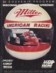 Programme cover of Milwaukee Mile, 31/05/1987
