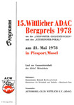 Programme cover of Wittlicher Hill Climb, 21/05/1978