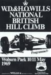 Programme cover of Woburn Park Hill Climb, 11/05/1969