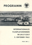 Programme cover of Wunstorf Air Base, 03/10/1965
