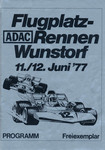 Programme cover of Wunstorf Air Base, 12/06/1977