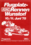 Programme cover of Wunstorf Air Base, 11/06/1978