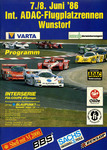 Programme cover of Wunstorf Air Base, 08/06/1986