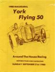 Programme cover of York Speed Trial, 21/09/1980