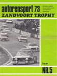 Programme cover of Zandvoort, 11/08/1973