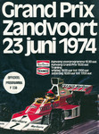 Programme cover of Zandvoort, 23/06/1974