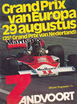 Programme cover of Zandvoort, 29/08/1976