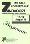 Programme cover of Zandvoort, 13/08/1978