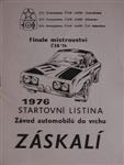 Programme cover of Záskalí, 07/11/1975