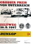 Programme cover of Zeltweg Airfield, 20/08/1967