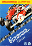 Programme cover of Österreichring, 18/08/1985