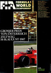 Programme cover of Österreichring, 16/08/1987