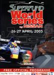 Programme cover of Zolder, 27/04/2003