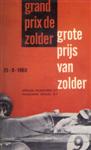 Programme cover of Zolder, 25/08/1963