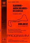 Programme cover of Zolder, 19/10/1975