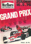 Programme cover of Zolder, 16/05/1976