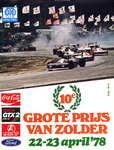 Programme cover of Zolder, 23/04/1978