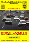 Programme cover of Zolder, 04/06/1978