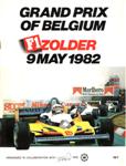 Programme cover of Zolder, 09/05/1982