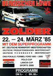 Programme cover of Zolder, 24/03/1985