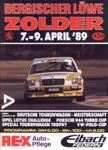 Programme cover of Zolder, 09/04/1989