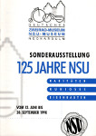 Programme cover of Zweirad-Museum NSU-Museum Neckarsulm, 1998
